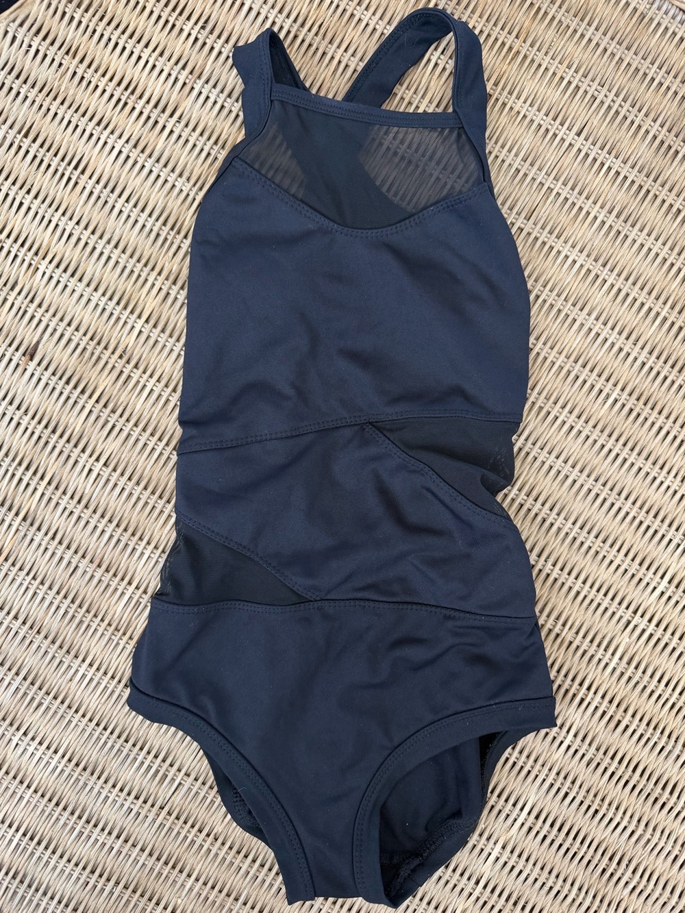 FIVE THE LABEL Black Leotard YXL